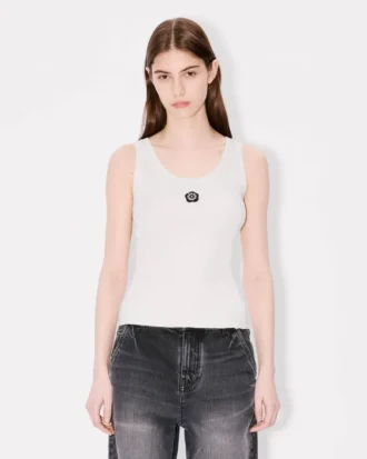 ‘Boke Flower 2.0’ Karışık Viskon Nakışlı Tank Top