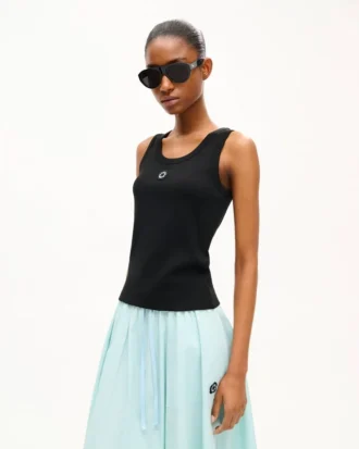 ‘Boke Flower 2.0’ Nakışlı Ribana Tank Top