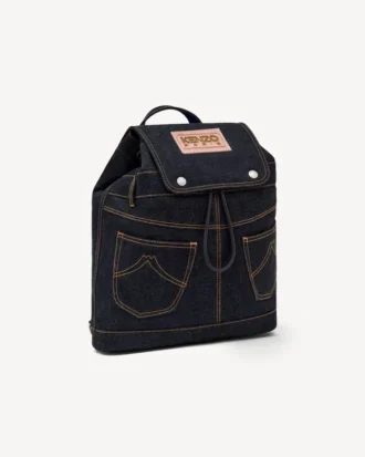 Denim Benzeri Twill’den ‘Kenzo Five Pockets’ Sırt Çantası