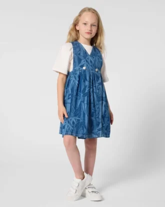 Eden Jungle’ Denim Elbise