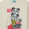 Fransız havlu kumaştan ‘Happy Sweet’ sweatshirt