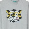Fransız havlu kumaştan ‘Kenzo Wild Tiger’ sweatshirt
