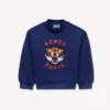 Fransız Havlu Kumaştan Nakışlı Sweatshirt