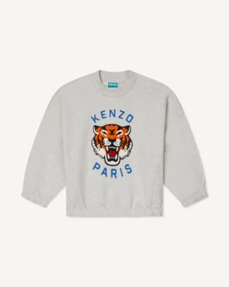 Fransız Havlu Kumaştan Nakışlı Sweatshirt