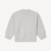 Fransız Havlu Kumaştan Nakışlı Sweatshirt