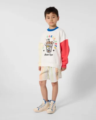 ‘Happy Sweet’ Fransız Teri Nakışlı Sweatshirt