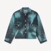 Japon Deniminden ‘Boke Flower’ Trucker Ceket