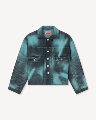 Japon Deniminden ‘Boke Flower’ Trucker Ceket