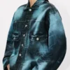 Japon Deniminden ‘Boke Flower’ Trucker Ceket