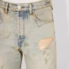 Japon Deniminden Düz Kesim Kot Pantolon