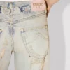Japon Deniminden Düz Kesim Kot Pantolon