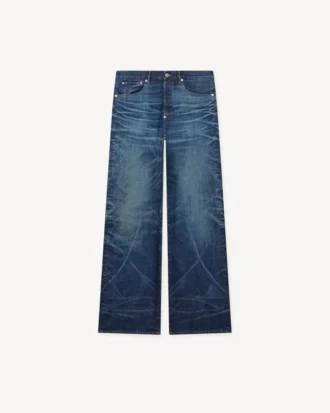 Japon Deniminden Geniş Kesim Kot Pantolon