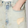 Japon Deniminden Geniş Kesim Kot Pantolon