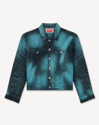 Japon Deniminden ‘Kenzo Boke Heart’ Oversized Trucker Ceket