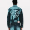Japon Deniminden ‘Kenzo Boke Heart’ Oversized Trucker Ceket