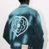 Japon Deniminden ‘Kenzo Boke Heart’ Oversized Trucker Ceket