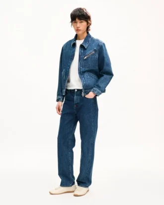 Japon Deniminden ‘Kenzo Signature’ Düz Kesim Kot Pantolon