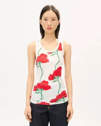 Kenzo Archive Rose’ Dar Kesim Tank Top