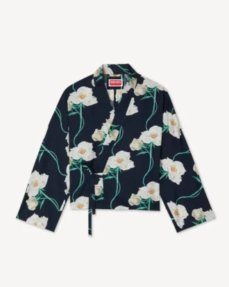 Kenzo Archive Rose’ Light Pamuklu Kimono Ceket