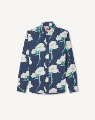 Kenzo Archive Rose’ Oxford Pamuklu Casual Gömlek