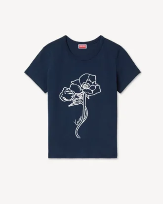 Kenzo Archive Rose’ Pamuklu Konturlu Gömlek