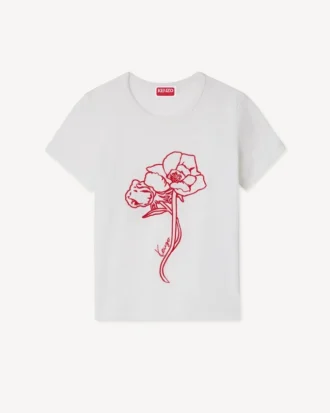 Kenzo Archive Rose’ Pamuklu Konturlu Gömlek