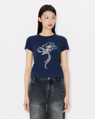 Kenzo Archive Rose’ Pamuklu Konturlu Gömlek