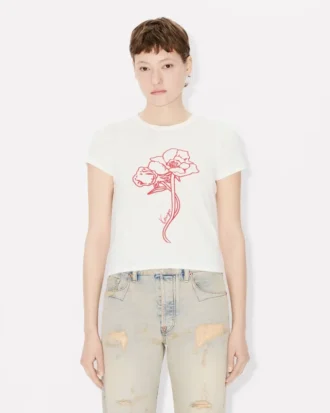 Kenzo Archive Rose’ Pamuklu Konturlu Gömlek