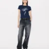 Kenzo Archive Rose’ Pamuklu Konturlu Gömlek