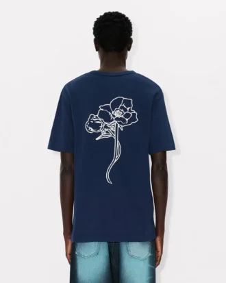 Kenzo Archive Rose’ Pamuklu Nakışlı Konturlu Gömlek