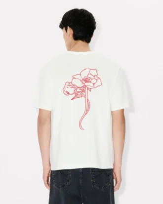 Kenzo Archive Rose’ Pamuklu Nakışlı Konturlu Gömlek