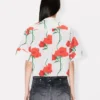 Kenzo Archive Rose’ Pamuklu Poplin Kısa Kollu Gömlek