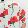 Kenzo Archive Rose’ Pamuklu Poplin Kısa Kollu Gömlek
