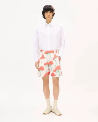 Kenzo Archive Rose’ Teknik Tafta Özel Dikim Şort