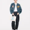 Kenzo Badges’ Hafif Yakasız Bomber