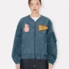 Kenzo Badges’ Hafif Yakasız Bomber