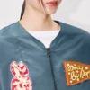Kenzo Badges’ Hafif Yakasız Bomber