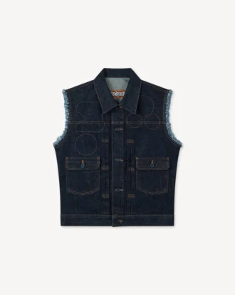 Kenzo Badges’ Japon Deniminden Kesilmiş Trucker