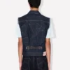 Kenzo Badges’ Japon Deniminden Kesilmiş Trucker