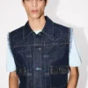 Kenzo Badges’ Japon Deniminden Kesilmiş Trucker