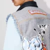 Kenzo Badges’ Japon Deniminden Kesilmiş Trucker