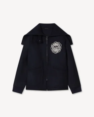 Kenzo Badges’ın Karışık Yünlü Peacoat