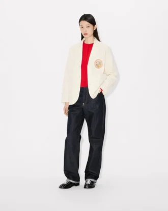 Kenzo Badges’ Pamuklu Hafif İş Kıyafeti Ceketi