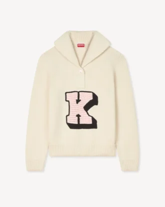 Kenzo Badges Pamuklu Yün Kazak