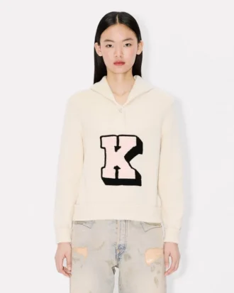Kenzo Badges Pamuklu Yün Kazak