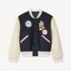 Kenzo Badges’ Yün Oversized Varsity Blouson