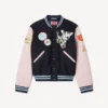 Kenzo Badges’ Yünlü Nakışlı Varsity Ceket