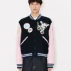Kenzo Badges’ Yünlü Nakışlı Varsity Ceket