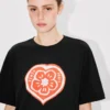 Kenzo Boke Heart Pamuklu Bol Gömlek