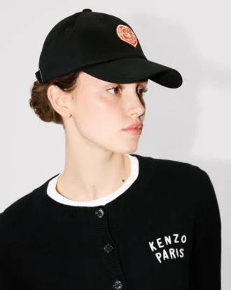 Kenzo Boke Heart’ Pamuklu Nakışlı Şapka